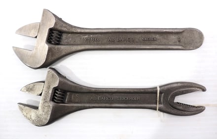 (2) Crescent-style wrenches