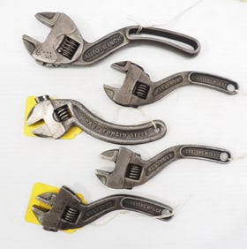 (5) Westcott S-adjustable wrenches