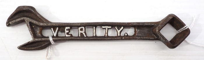 Verity cut-out cast iron wrench, RARE!