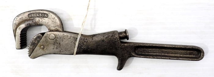 Jackson quick-adjust pipe wrench