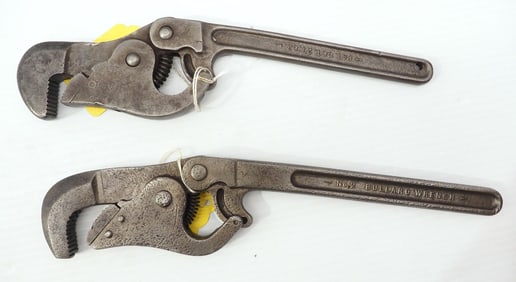(2) Bullard No.2 quick-adjust pipe wrenches