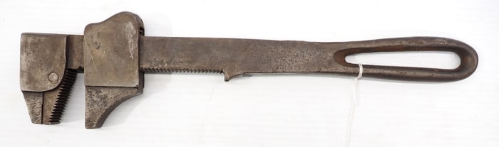 E.W. Husted quick-adjust pipe wrench