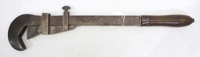 Quick-adjust pipe wrench