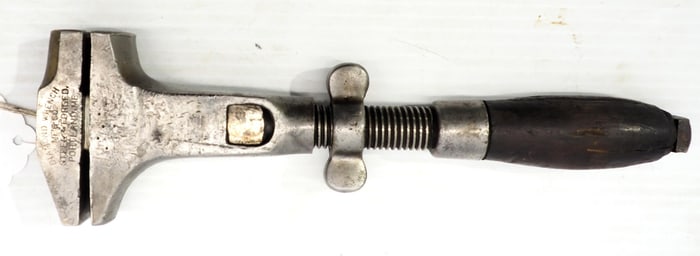 Diamond combination screw-adjust nut wrench