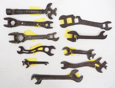 (10) Farm implement wrenches