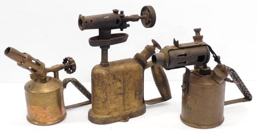 (3) Early gas blow torches