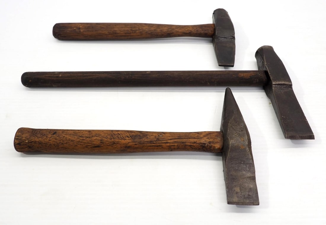 (3) Blacksmith cut-off hammers (1 of 2)