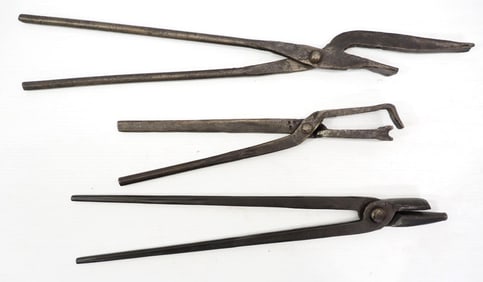 (3) Blacksmith tongs
