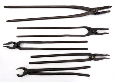 (5) Blacksmith tongs