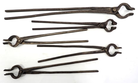 (5) Blacksmith tongs