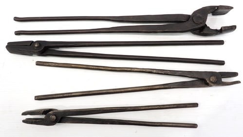 (4) Blacksmith tongs