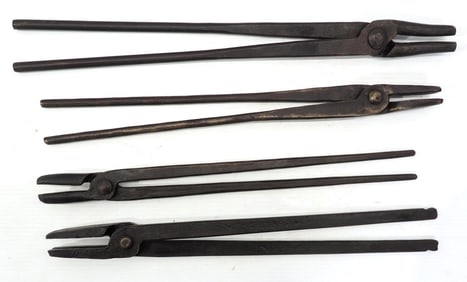 (4) Blacksmith tongs