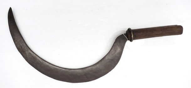Large hand-forged sickle