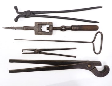 (5) Blacksmith tools