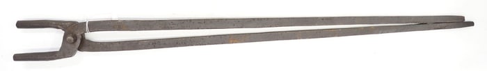 Long handle blacksmith scrolling tong