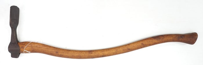 Hand-forged primitive adze