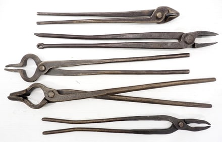 (5) Blacksmith tongs