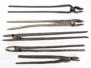 (5) Blacksmith tongs