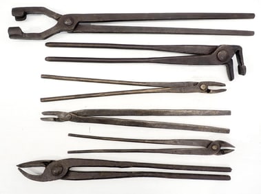 (6) Medium blacksmith tongs