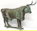 WOW! Early longhorn bull weathervane