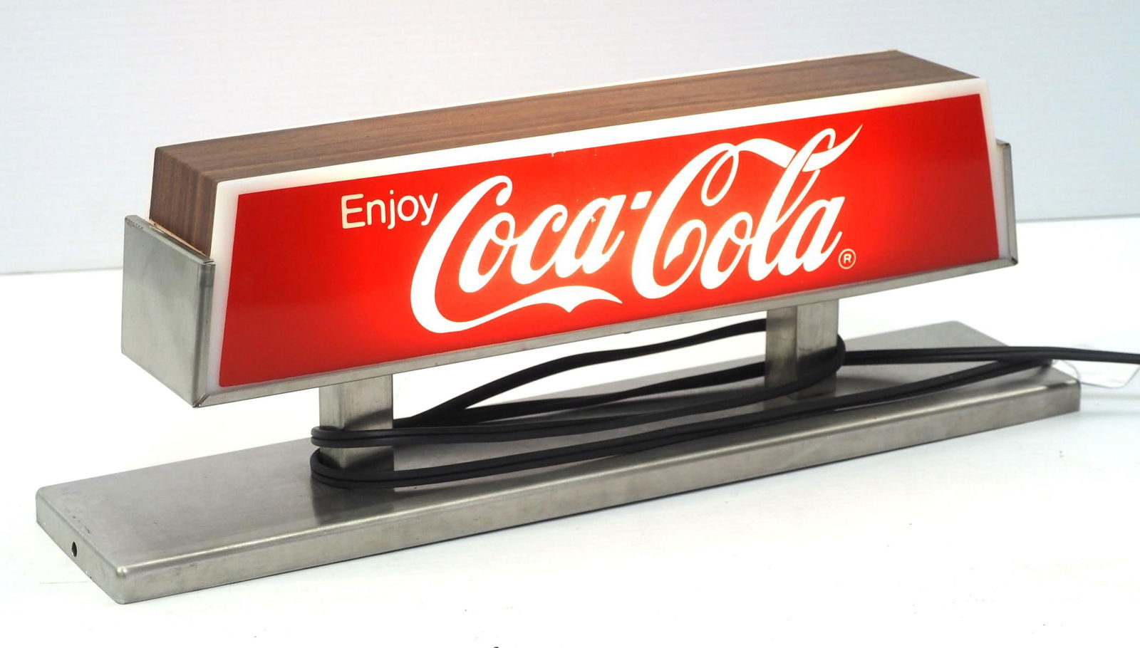 Lighted Coca Cola sign (1 of 2)