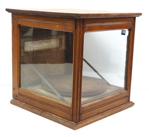 Country store cheese display case