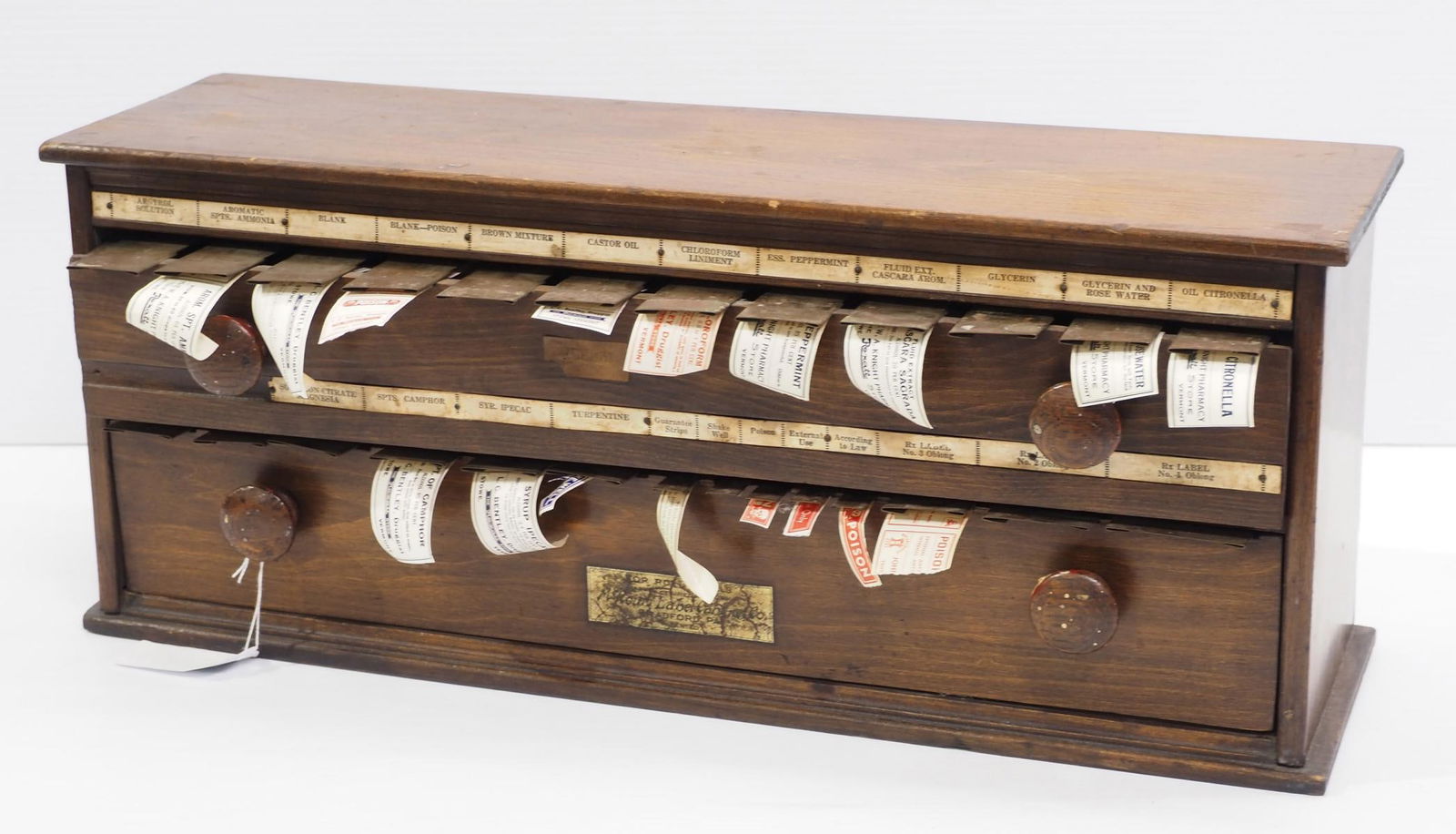 Pharmacy label roll dispenser (1 of 3)