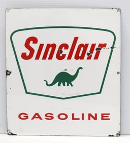 Sinclair Gasoline pump plate sign