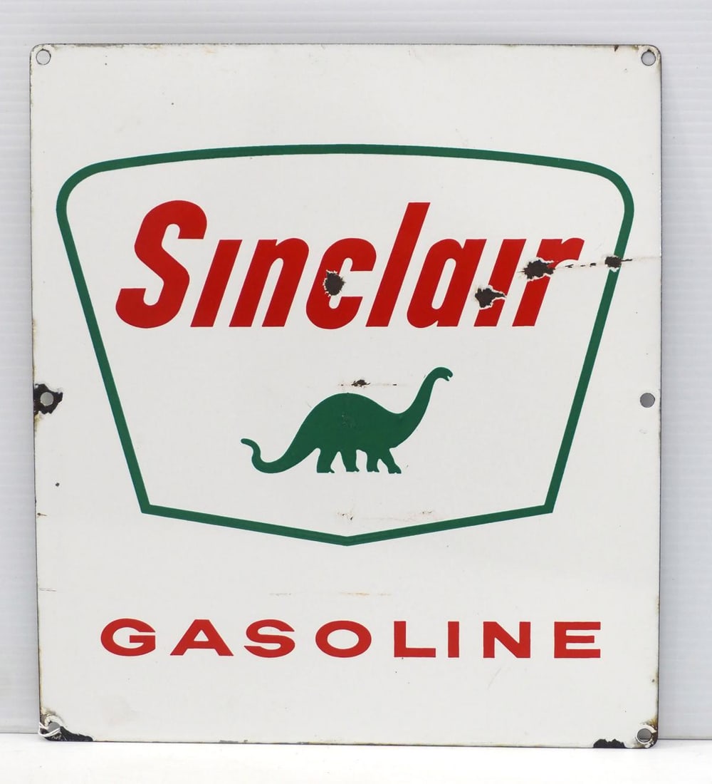 Sinclair Gasoline pump plate sign (1 of 2)