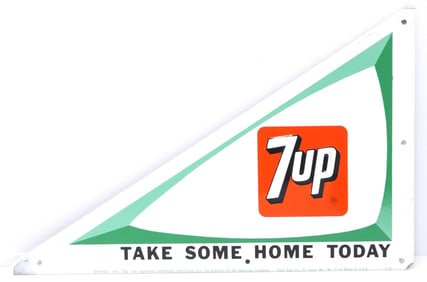 7-Up triangle sign