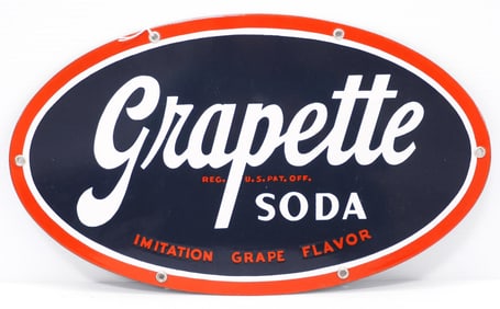 Grapette Soda sign