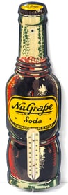 NuGrape Soda bottle thermometer