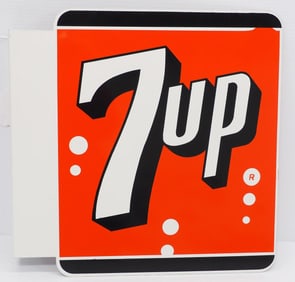 7-Up flanged sign
