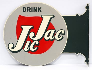 Drink JicJac flanged sign