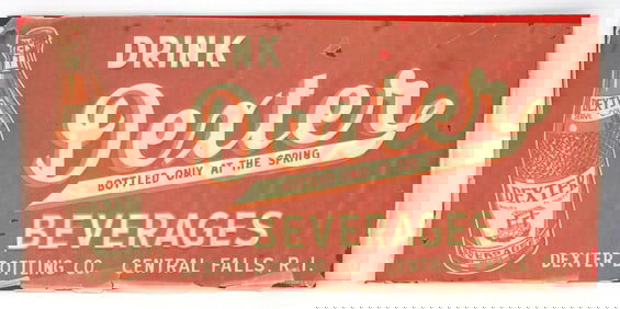Drink Dexter Beverages sign