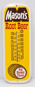 Mason's Root Beer thermometer
