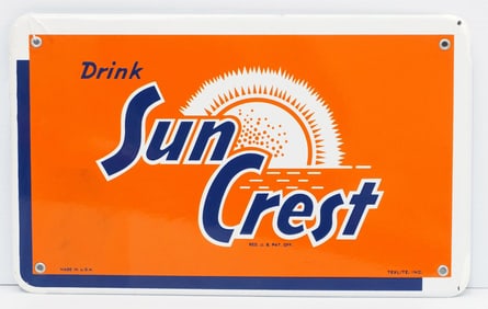 Drink Sun Crest sign