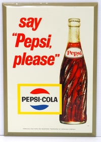 Say Pepsi Please sign