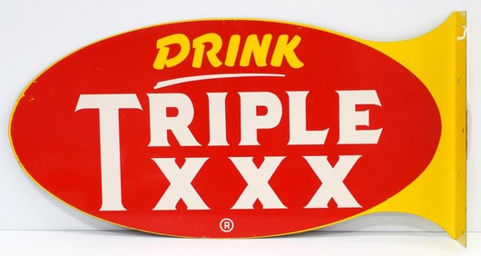 Drink Triple XXX sign