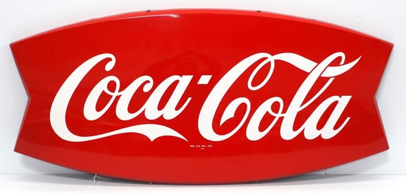 Coca Cola fishtail sign
