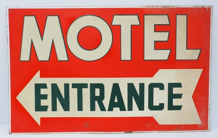 Motel Entrance sign
