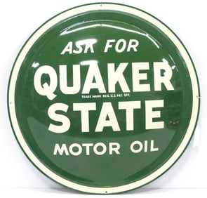 Quaker State Motor Oil sign