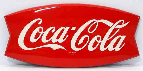 Coca Cola fishtail sign