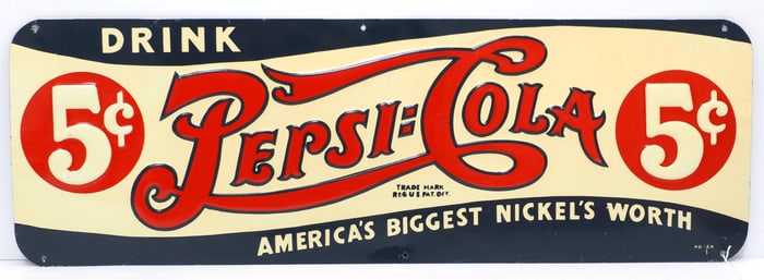 5-cent Pepsi Cola sign