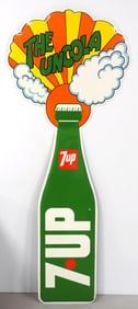 7-Up The Uncola bottle sign