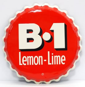 B-1 Lemon-Lime bottle cap sign