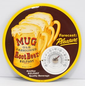 Mug Root Beer thermometer