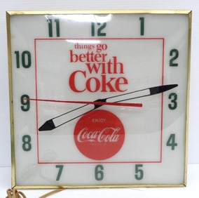 Things Go Better With Coke clock