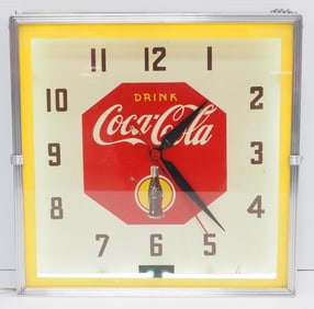 Drink Coca Cola neon clock