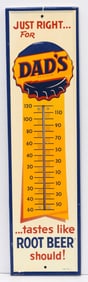 Dad's Root Beer thermometer